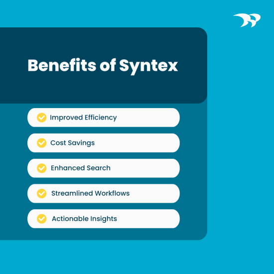 Benefits of Syntex