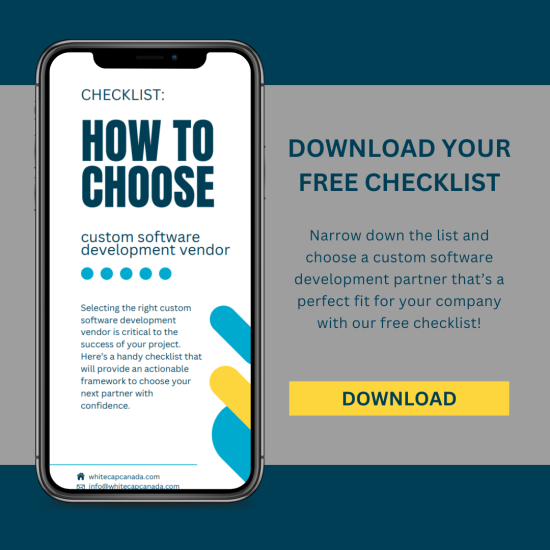 How to choose a custom software development vendor free checklist download