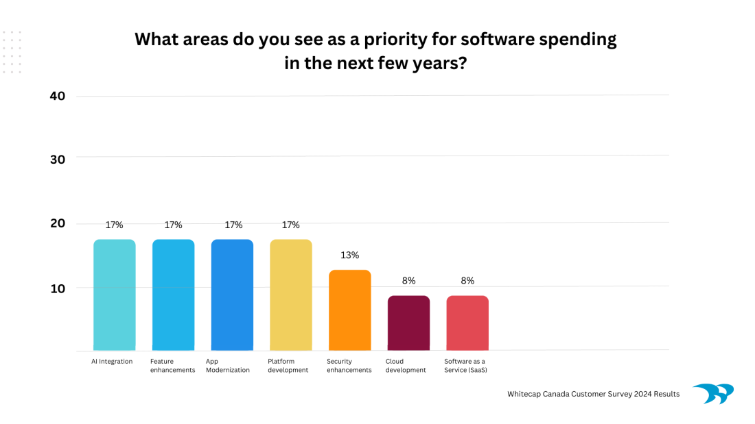 What areas do you see as a priority for software spending in the next few years?